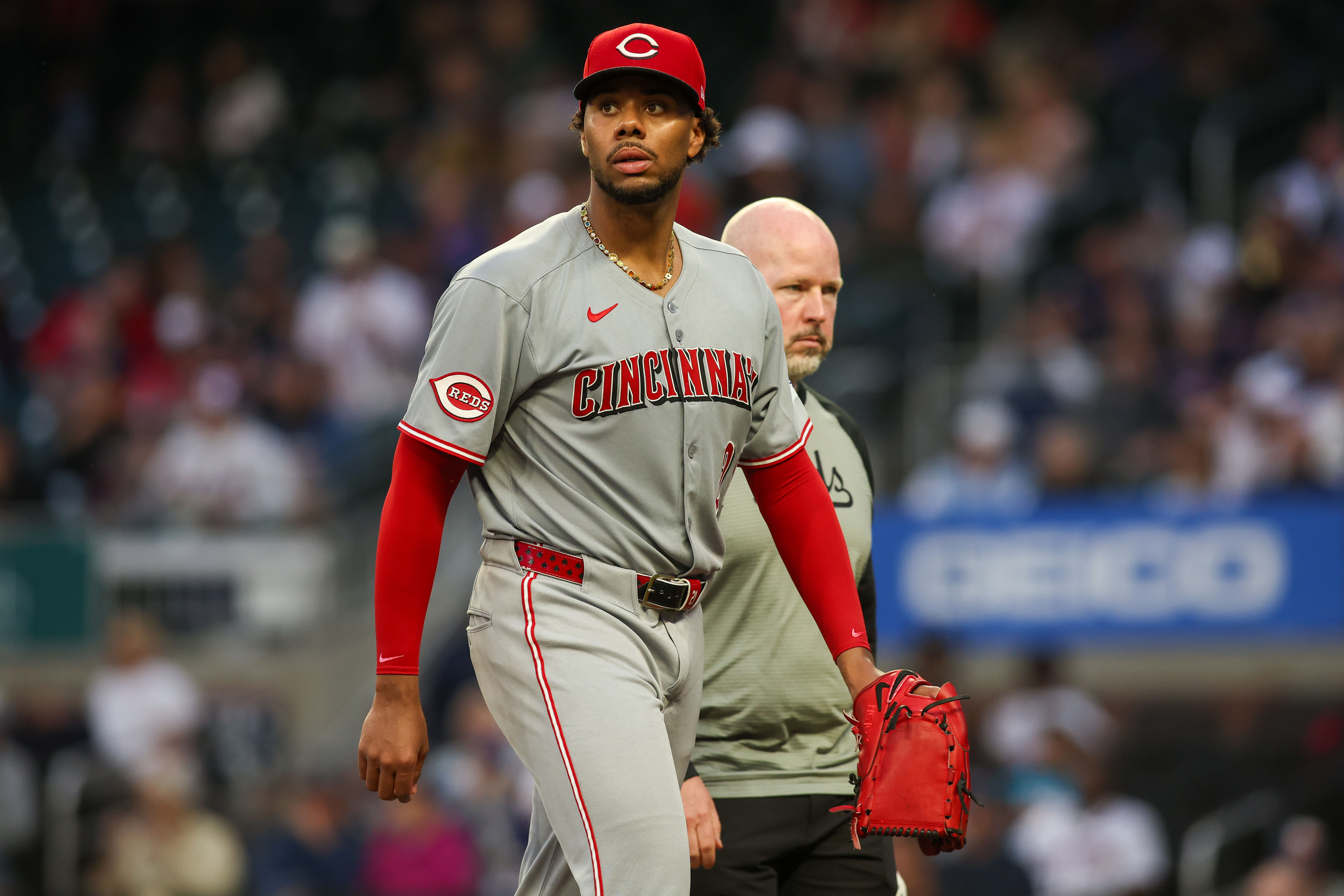 Hunter Greene is a bold prediction of the day - Source: Imagn